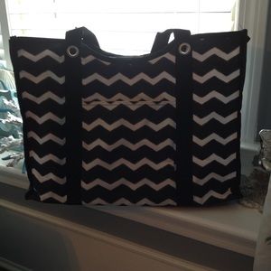 Thirty One All Around Zip Tote